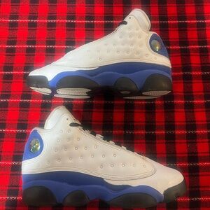 Jordan Athletic Shoes White and Blue